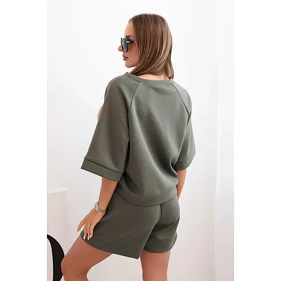 Naiste khaki värvi komplekt Nika 32228