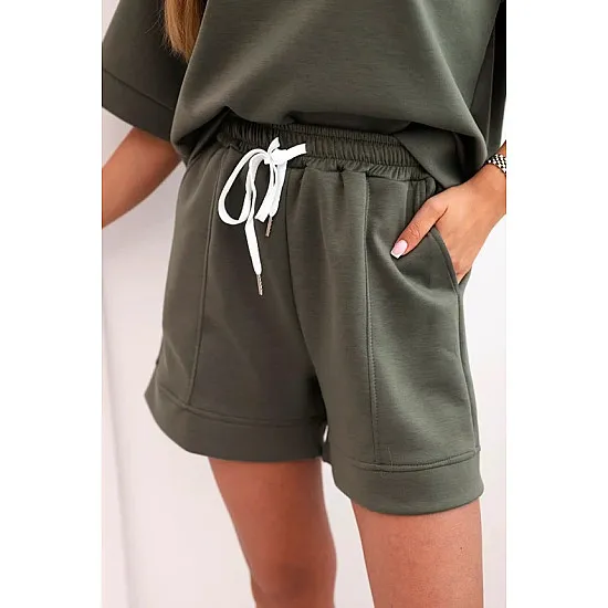 Naiste khaki värvi komplekt Nika 32228