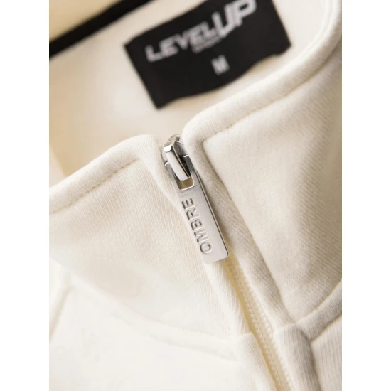 Brūngans vīriešu džemperis ar augstu apkakli Olin V3 OM-SSZP-0219