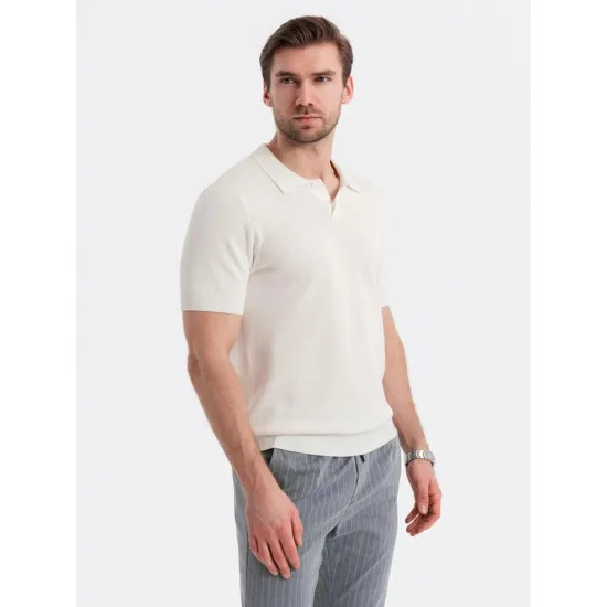 Vīriešu balts polo krekls Swing V4 OM-POSS-0117