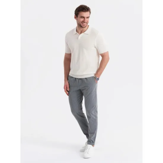 Vīriešu balts polo krekls Swing V4 OM-POSS-0117