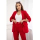 Elegants dāmu komplekts sarkanā krāsā Silva Sieviešu uzvalki