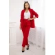 Elegants dāmu komplekts sarkanā krāsā Silva Sieviešu uzvalki
