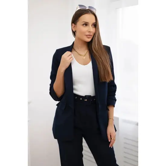 Elegants dāmu komplekts Silva tumši zilā krāsā 25511