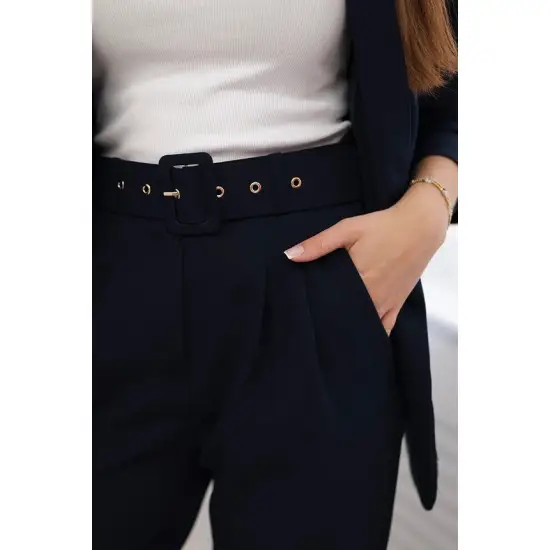 Elegants dāmu komplekts Silva tumši zilā krāsā 25511