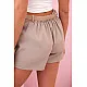 Pleated skirt-shorts in brown Arnita 32106