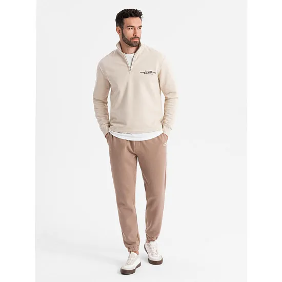 Unisex ikdienas brūnas bikses Argan V16 OU-PSBC-0100