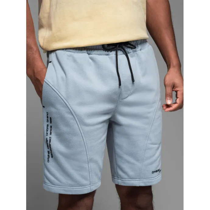 Vīriešu gaiši zili šorti Sport V1 OM-SRSK-0138