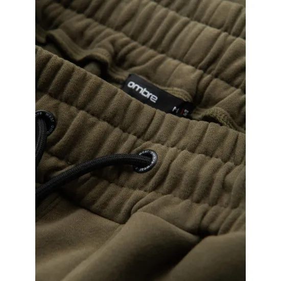 Vīriešu haki krāsas šorti Sport V4 OM-SRSK-0138