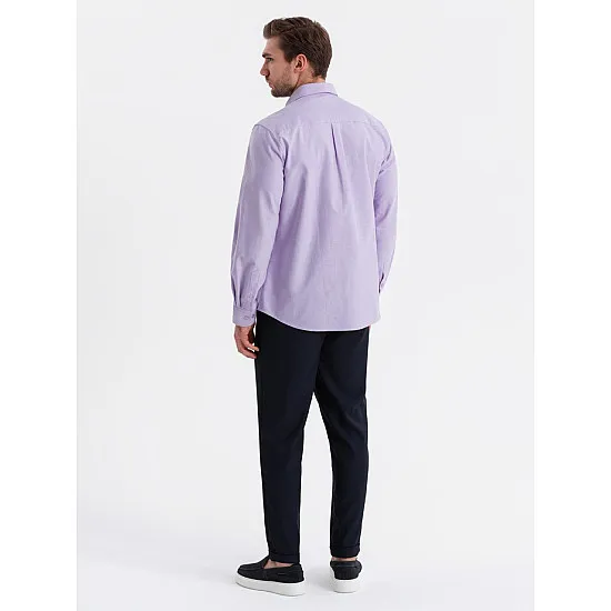 Vīriešu violets krekls Adrian V2 OM-SHOS-0183
