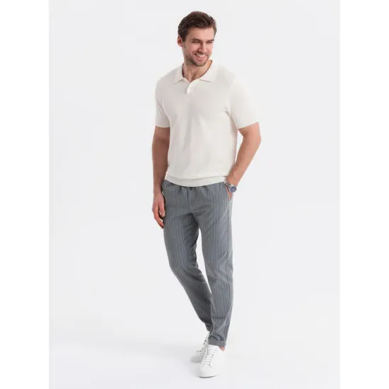 Vīriešu balts polo krekls Swing V4 OM-POSS-0117