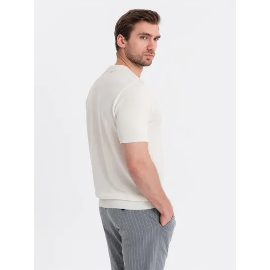 Vīriešu balts polo krekls Swing V4 OM-POSS-0117