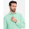Vīriešu piparmētru krāsas krekls Adrian V4 OM-SHOS-0183