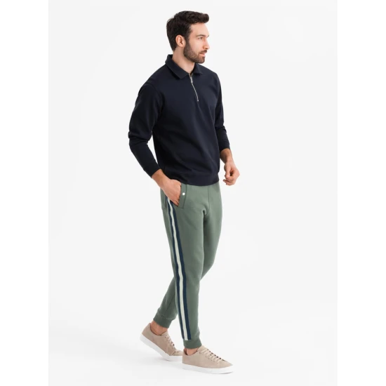 Vīriešu haki krāsas ikdienas bikses Olin V2 OM-PASK-0258