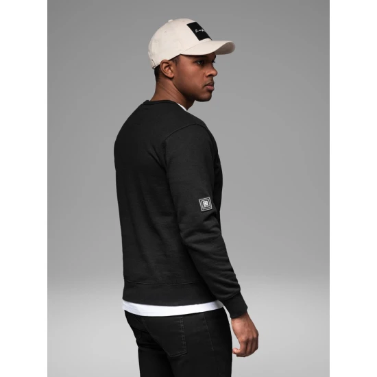 Vīriešu melns džemperis Anum Džemperi