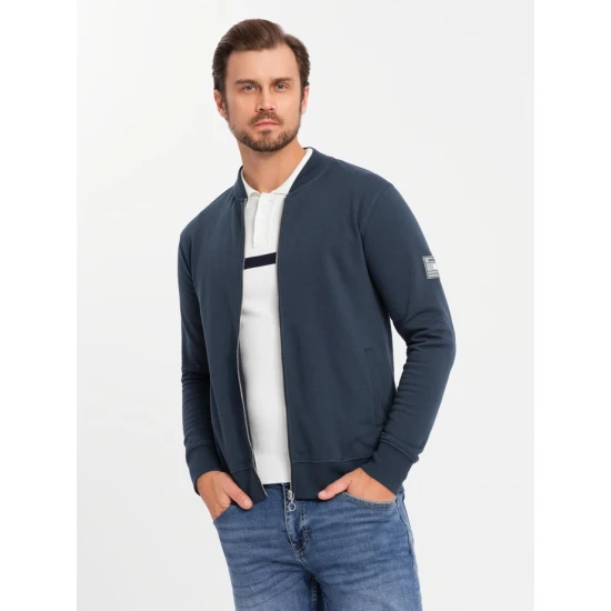 Vīriešu tumši zils džemperis Korn V4 OM-SSZP-0215