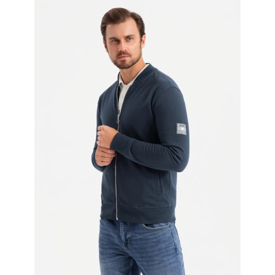 Vīriešu tumši zils džemperis Korn V4 OM-SSZP-0215