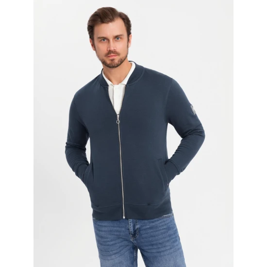 Vīriešu tumši zils džemperis Korn V4 OM-SSZP-0215