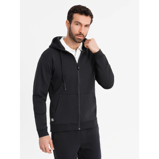 Vīriešu melns džemperis Adal V3 OM-SSZP-0213