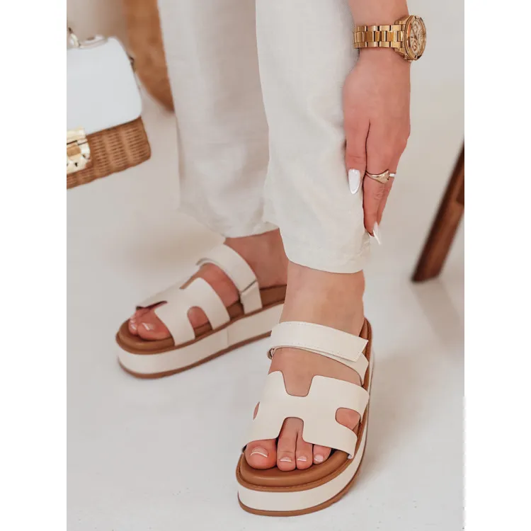 Sieviešu Flip Flip Flops in brūna ZY0866