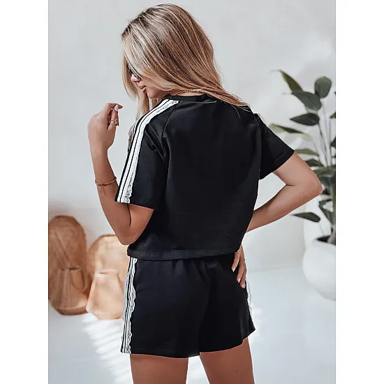 Sieviešu melnais komplekts Sport AY1135