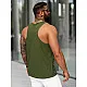 Meeste varrukateta khaki särk Romul JS/99002