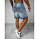 Miesten vaaleansiniset farkkushortsit Akel O/JD-2443K