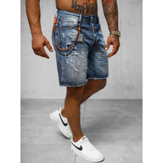 Vīriešu zili džinsa šorti Aldan O/VIP/2412