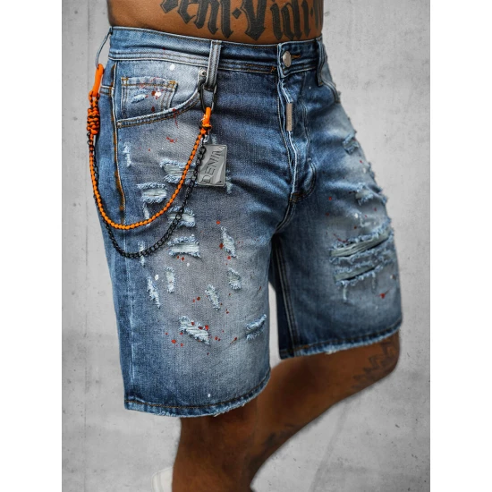 Vīriešu zili džinsa šorti Aldan O/VIP/2412