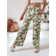 Sieviešu zaļas bikses Ziedu UY2656