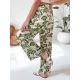 Sieviešu zaļas bikses Ziedu UY2656