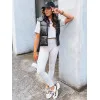 Melna spīdīga veste Osin TY3706