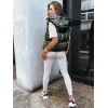 Zaļa spīdīga veste Osin TY3704