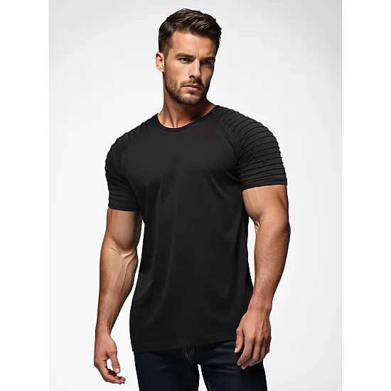 Meeste must T-särk Reserve JS/8T88/3