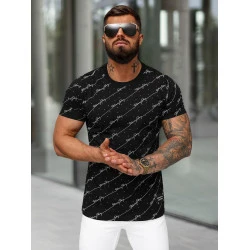 Vīriešu melns t-krekls Stary