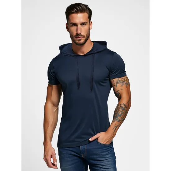 Dark blue mens T-shirt Remer JS/8T89/25Z