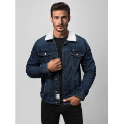 Tumši zila džinsa jaka Azin