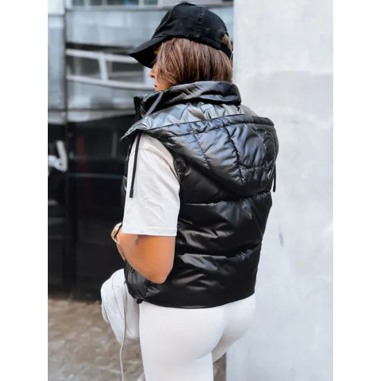 Melna spīdīga veste Osin TY3706