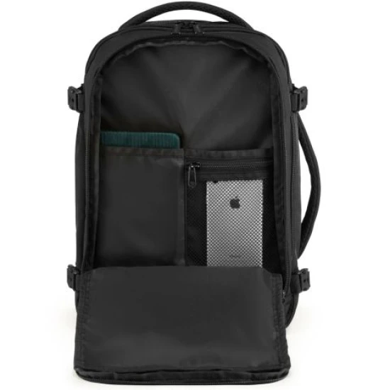 Melna lidmašīnas ceļojuma mugursoma ZG926