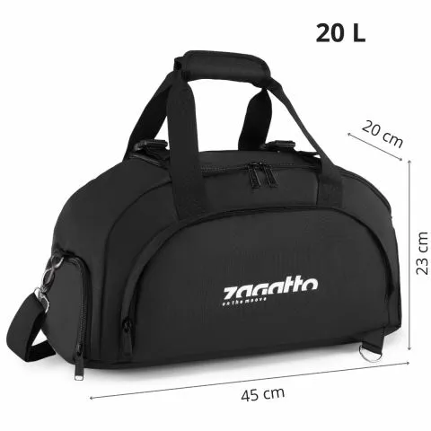 Melna 2in1 soma un mugursoma Perfect ZG934