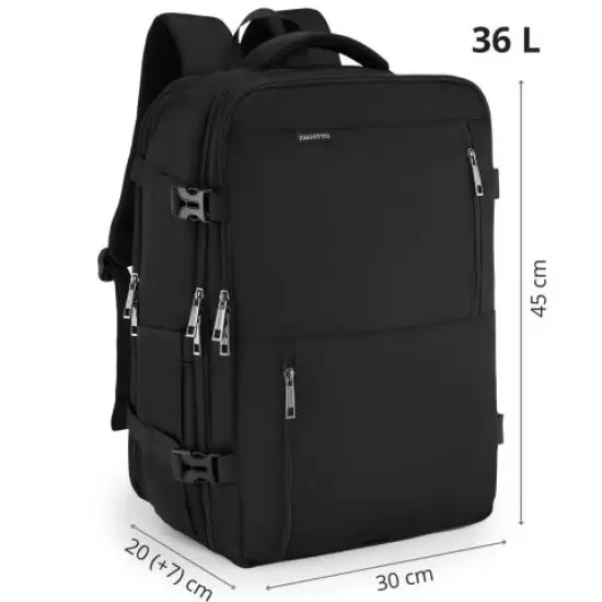 Tūristu melnā mugursoma ZG947