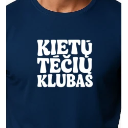 Vīriešu tumši zils T-krekls Cool Dad (balts)