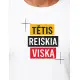 Baltais T-krekls Tētis nozīmē visu PK4008