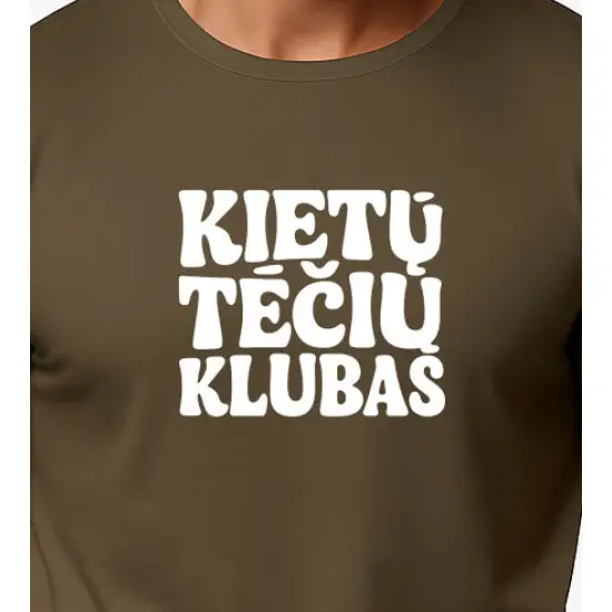Vīriešu haki krāsas T-krekls Cool Dad (balts) PK4004
