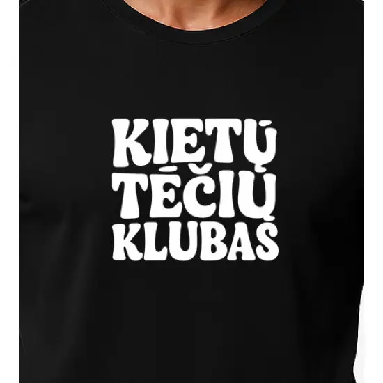 Vīriešu melns T-krekls Cool Dad (balts) PK4004