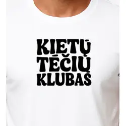 Vīriešu balts T-krekls Cool Dad (melns)