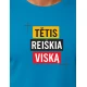 Tirkīza T-krekls Tētis nozīmē visu PK4008
