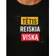 Melnais T-krekls Tētis nozīmē visu PK4008