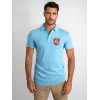Vīriešu gaiši zils polo krekls Herb JS/8T80