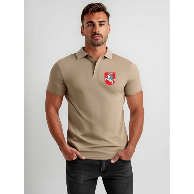 Vīriešu brūns polo krekls Herb JS/8T80